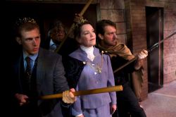 William Hayes (Lewis, the Dauphin), Chuck Young (Chatillion), Charlotte Akin (Queen Felipe of France), and Sun King Davis (Austria)