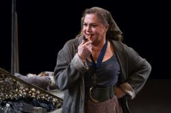 Kathleen Turner as Mother Courage