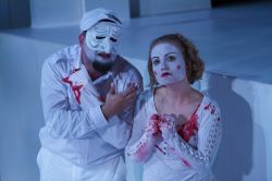 Nello DeBlasio (Titus), Miranda Medugno (Lavinia)