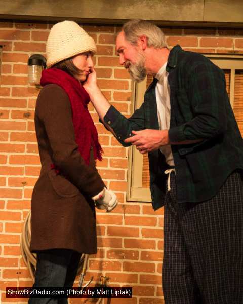 Anna Fagan (Catherine) and Chuck Leonard (Robert)