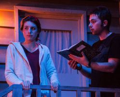 Anna Fagan (Catherine) and Josh Goldman (Hal)