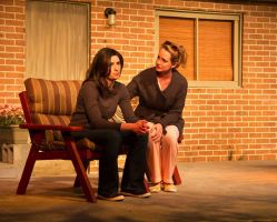 Anna Fagan (Catherine) and Elizabeth Keith (Claire)