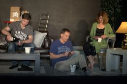 Luke (Fred Dechow), Adam (Richard Isaacs), and Holly (Suzanne Martin)