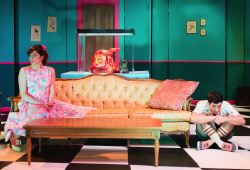 Emery Erin as Rosalie, Anna Lynch as Rosalinda the Fish and Tony Strowd as Jonathan