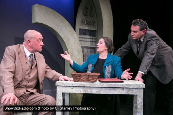 Conrad Feininger as Burge, Laura Giannarelli as Frances Barnabas, and Michael Avolio as Conrad Barnabas
