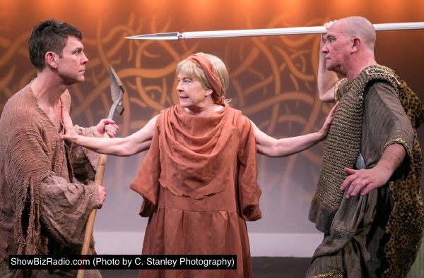 Adam (Brit Herring), Eve (Lynn Steinmetz) and Cain (Conrad Feininger)